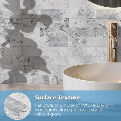 2026 New Upgrade Peel and Stick Backsplash Tile, Peel and Stick 11.34" X 11.57" Wall Tile for Kitchen, Bathroom, Fireplace, Laundry (Beige Ecru, 10 Packs)