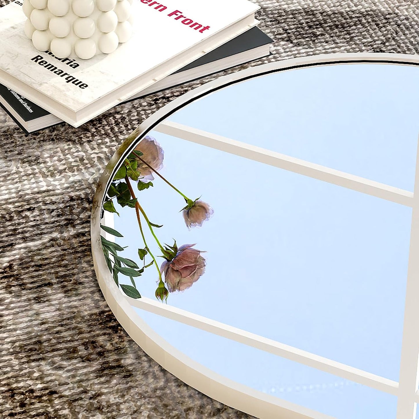 HARRITPURE 64"x21" Arched Full Length Mirror Free Standing Leaning Hanging Mounted Mirror Aluminum Frame Modern Simple Home Decor for Living Room Bedroom Cloakroom, Gold