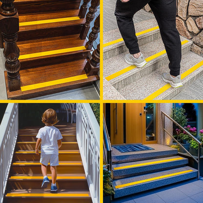 Lifegrip Anti Slip Tape, 4 Inch x 15 Foot Non-Slip Traction Grip Tape for Stairs, Waterproof Stair Treads Grip Non Slip, Non Skid Tape for Steps, Outdoor Black Grip Tape (4" X 15')