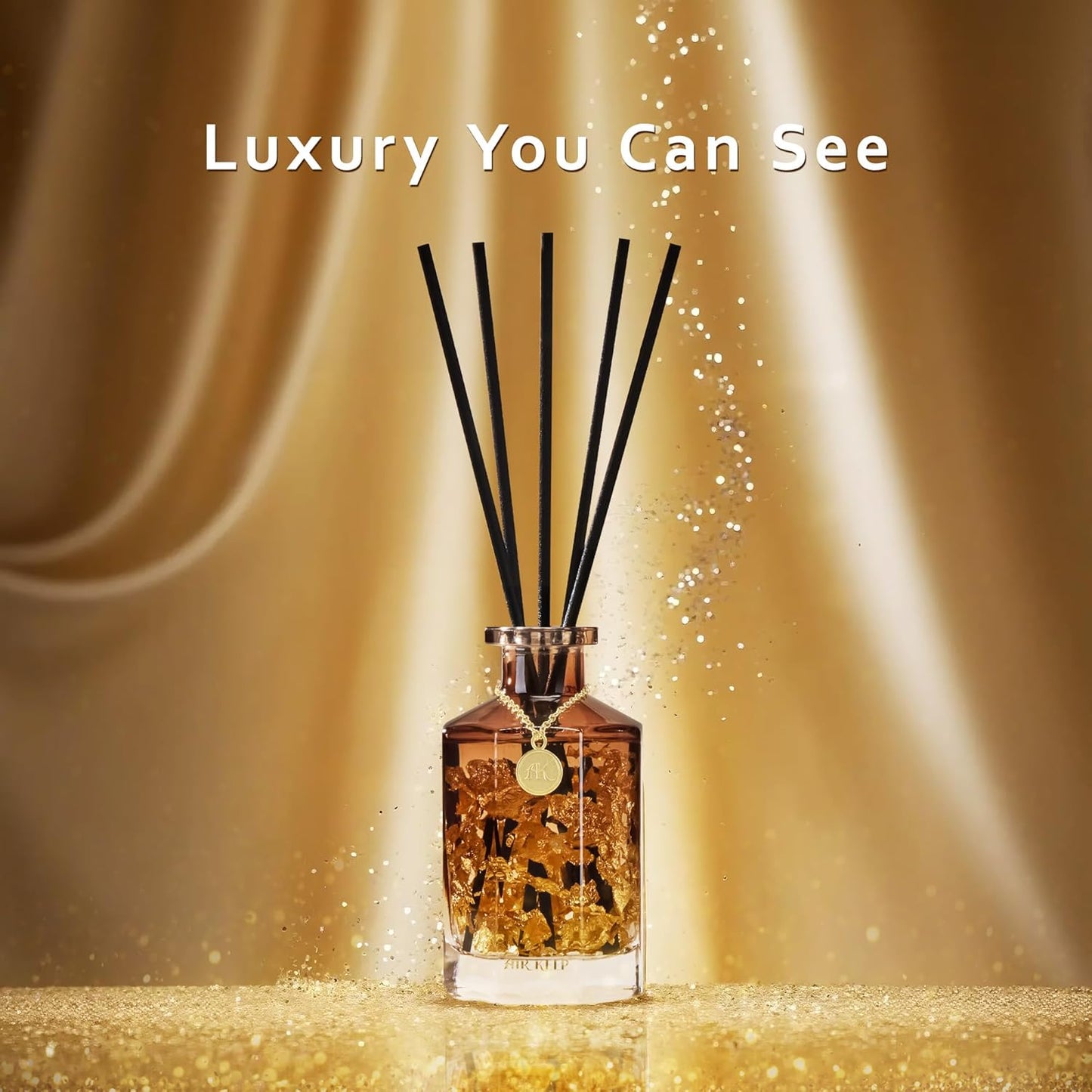 Airkeep Reed Diffuser Set,Black Forest Luxury Scented Diffuser with Sticks Long Lasting Home Fragrance for Bathroom Shelf Decor 6.09 fl oz (180ml)
