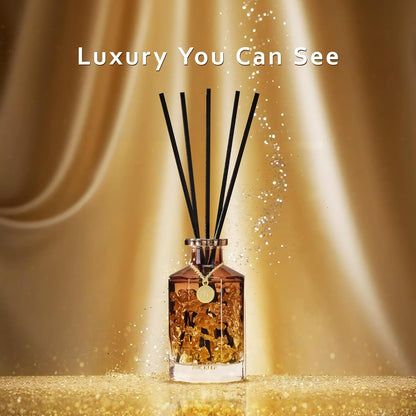 Airkeep Reed Diffuser Set,Black Forest Luxury Scented Diffuser with Sticks Long Lasting Home Fragrance for Bathroom Shelf Decor 6.09 fl oz (180ml)