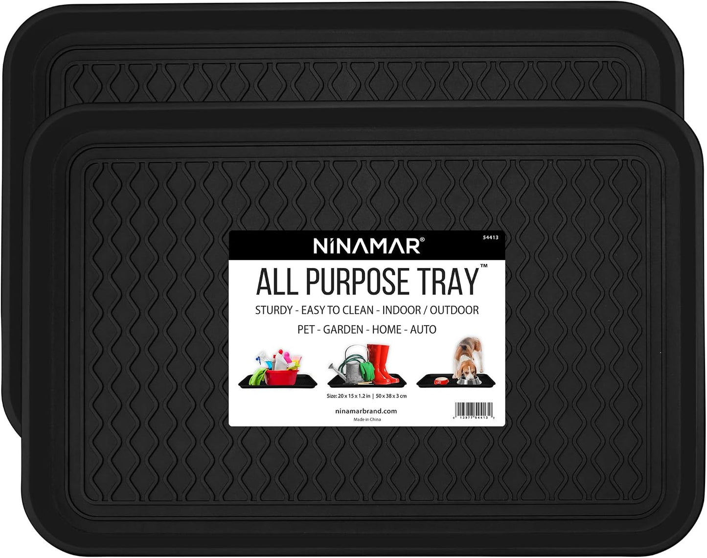Ninamar Boot Tray – 20 x 15 Inch - 2 Trays