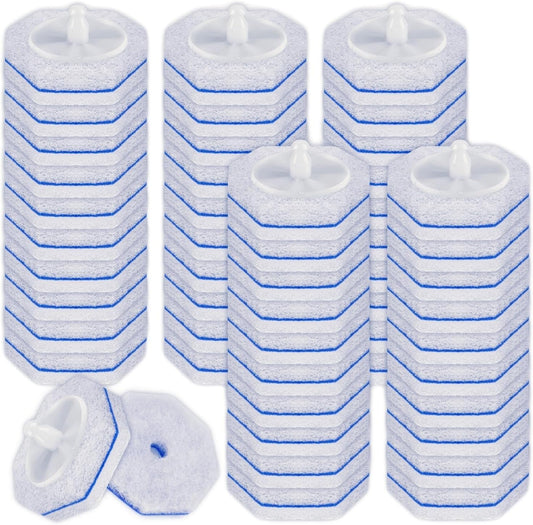 50 Count Toilet Wand Refills for Clorox, 5X Cleaning Power Toilet Bowl Wand Refills - No Falling Apart, Easy and Effective Bathroom Cleaning
