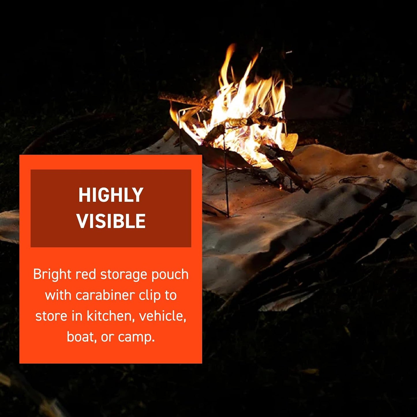 Survive Outdoors Longer Emergency Fire Safe Fire Blanket