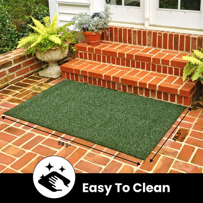 Clean Machine 10376913 Astroturf Dirt Trapper Doormat, 23.5" x 35.5", Flair Earth Taupe