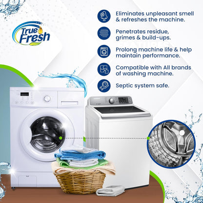 72 Tablets for a Sparkling Kitchen – 48 Dishwasher Cleaner & Washing Machine Cleaner Tablets + 24 Garbage Disposal Deodorizer Packets -Deep Cleaning, Drain Maintenance & Septic Safe Maintainance