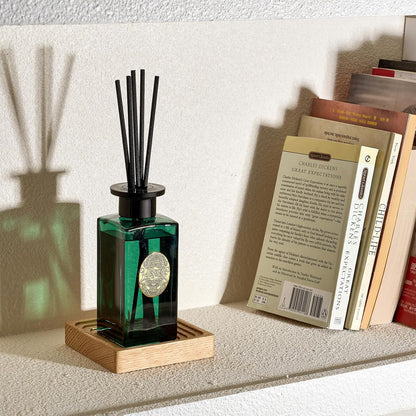M&SENSE 6.3 oz Large Reed Diffuser Set | Lime+Basil Scent Oil Diffuser with Sticks | Hotel Collection Non-Toxic Home Fragrance |for Bedroom Bathroom Living Room - Colors B