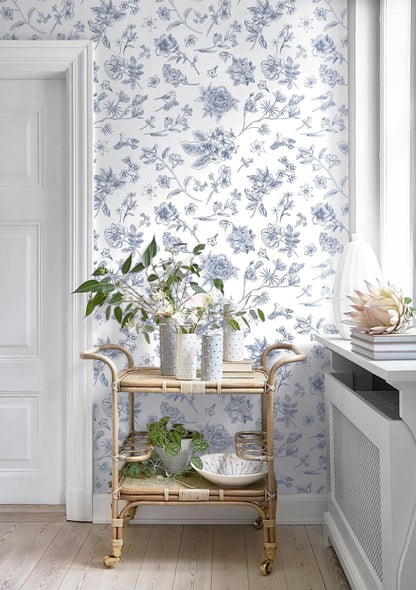 Safiyya Peel and Stick Wallpaper Floral Green and White Leaf Contact Paper for Cabinets 17.3"x 78.7" Self Adhesive Removable Wallpaper for Bathroom Renter Friendly Wall Paper Vinyl Roll