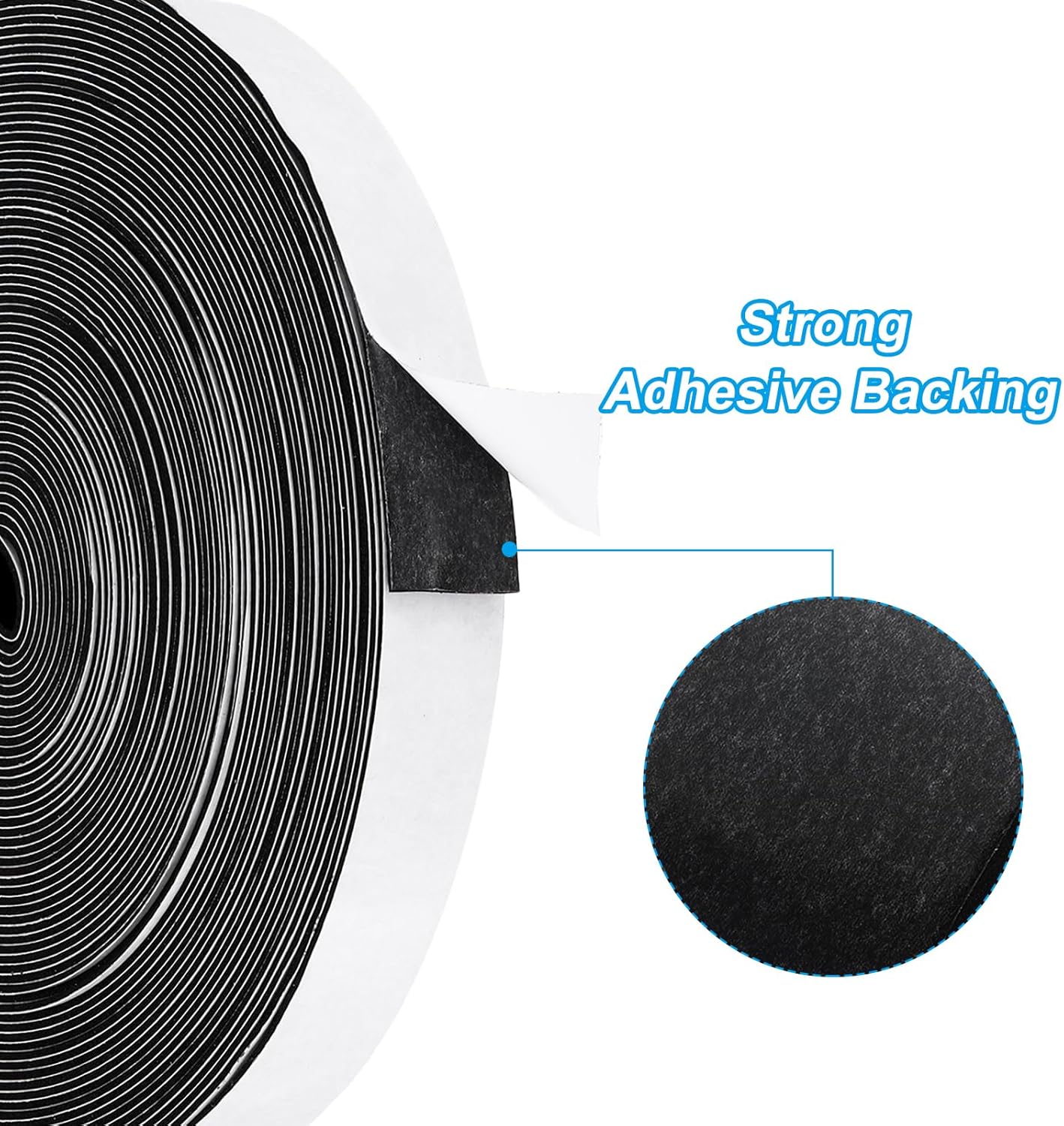 PATIKIL Weather Stripping Door Seal Strip, 3/8 Inch x 1/4 Inch x 32 Ft Self Adhesive Soundproof High Density Foam Tape Insulation for Door Window Air Conditioning, White - Colors A