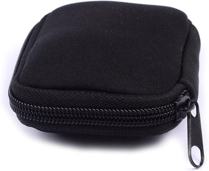 Black Universal Neoprene Zipper Headphone Headset Dock Charger Cable Organizer Electronics Accessories Case Various USB, Mp3, Charge, Cable organizer Pouch