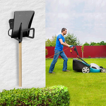 PeoMev 2pcs Heavy Duty Hose Hanger Garden Hose Storage Black Water Hose Holders for Outside Wall Mount Garden Hose Reel Hose Stand