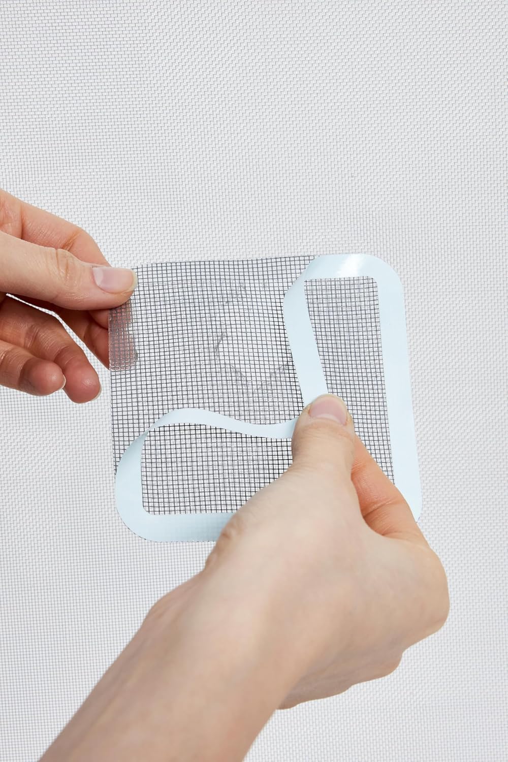 Window and Door Screen Repair Patch kit. 10 Patches, (2.75" x 2.75" x 10pcs), Fiberglass, Mesh, Repairing Window Holes and Tears. (Medium)
