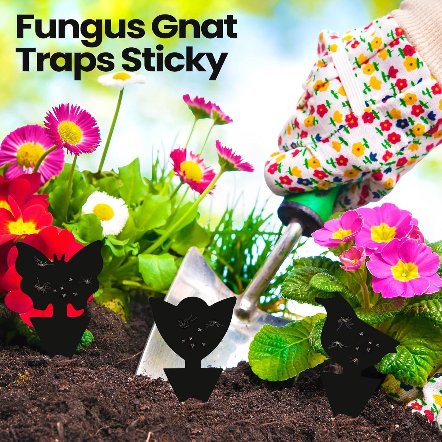 200 Sheets Fruit Fly Sticky Traps for Fruit Fly Gnat Trap for House Indoors Sticky Traps Catcher for Gnats Fungus Gnats Mosquito Catcher for Kitchen Outdoor Plants(Yellow)