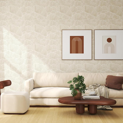 GloryTik Geometric Peel and Stick Wallpaper, Modern Textured Self Adhesive Wallpaper, Removable Contact Pape Textured for Bedroom Living Room Wall Decor Vinyl Film Roll 17"×80"