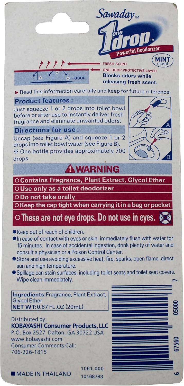 (Two-Pack) One-Drop Concentrated Deodorizer (2 x 0.67 oz)