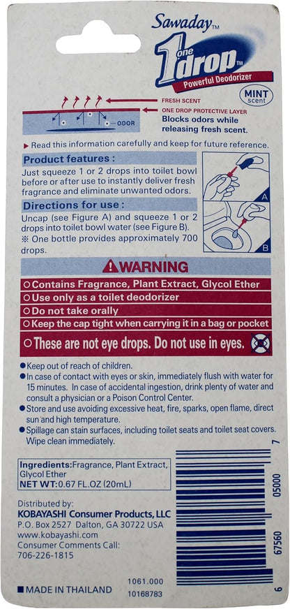 (Two-Pack) One-Drop Concentrated Deodorizer (2 x 0.67 oz)