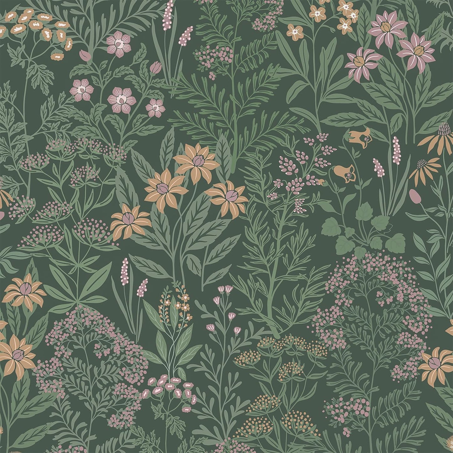 Safiyya Peel and Stick Wallpaper Floral Green and White Leaf Contact Paper for Cabinets 17.3"x 78.7" Self Adhesive Removable Wallpaper for Bathroom Renter Friendly Wall Paper Vinyl Roll