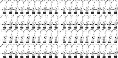 Tosnail 40 Pieces Boot Hanger Clips, Stainless Steel Laundry Hooks, Closet Hanging Clips, Space Saving for Jeans, Hats, Tall Boots, Towels