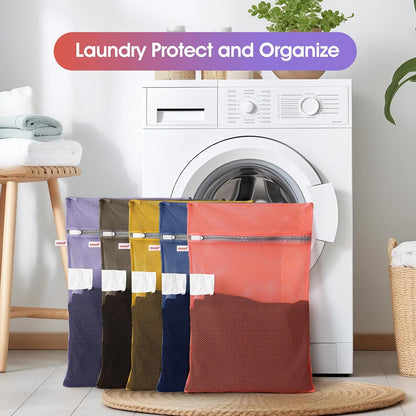 3 Pack XXL Mesh Laundry Bags for Delicates, Extra Large Laundry Wash Bags for Clothes,Bed Linen,Toys with Drawstring Closure Sturdy(3 XXLarge 28 x 26 Inches)