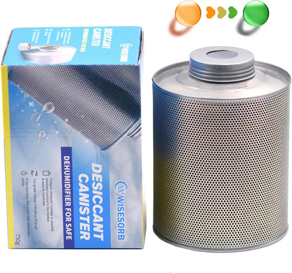 Wisesorb 800 Gram Gun Safe Dehumidifier, 2 Pack of 1.77 LBS Rechargeable Dehumidifier Blue to Pink Silica Gel Desiccant Moisture Absorbers, Dehumidifiers for Room, Bedroom, Safe, Closet, Bathroom, Car
