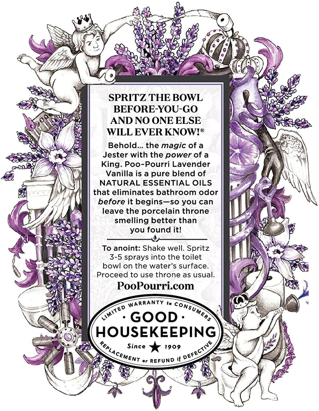 Poo-Pourri Before-You-Go Toilet Spray, Bamboo Rain, 2 Fl Oz, Up to 100 Uses, Bathroom Odor Deodorizer with Essential Oils for Home or Work, Travel Essentials, TSA Approved Size, Bamboo & Fresh Grass