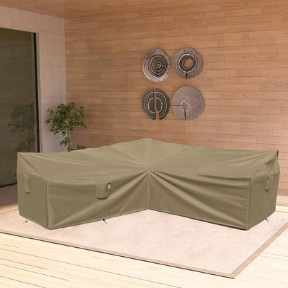 Patio Deck Box Cover, 63x30 Inch Fire Pit Covers with Straps and Handles, Waterproof Heavy Duty Outdoor Furniture Winter Cover for Keter, Suncast, Lifetime Container