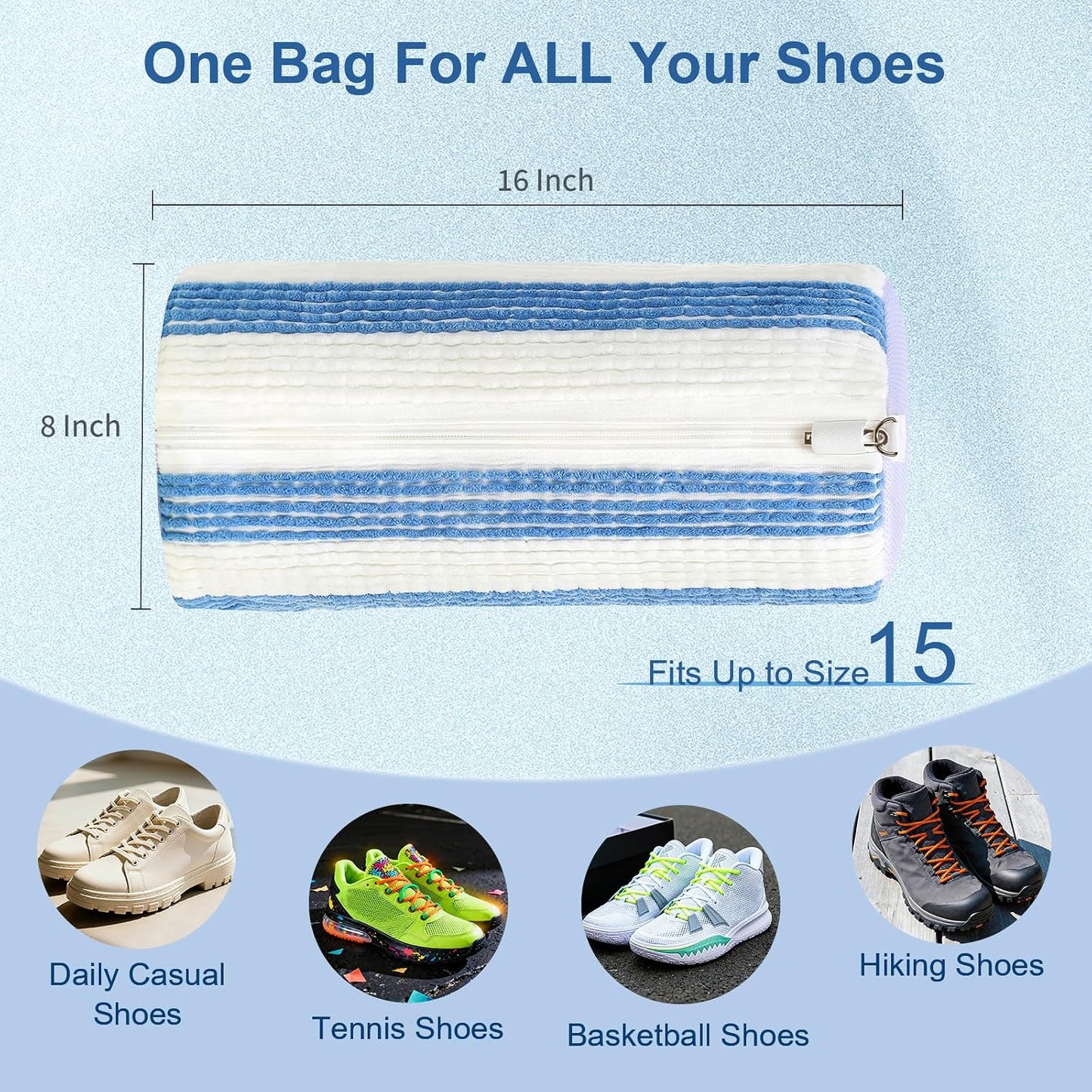 3Pcs Durable Mesh Laundry Bags, Premium Lingerie Bags for Washing Delicates, Underwear, Bra, Shoe, Sock, Laundry Bag Mesh Wash Bags Used in College Dorm, Laundry Room (12 * 16 Inches)