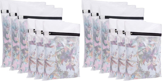 BAGAIL Laundry Bags Mesh Wash Bag for Intimates Lingerie and Delicates, 5Pcs (1XL,2L,2M)