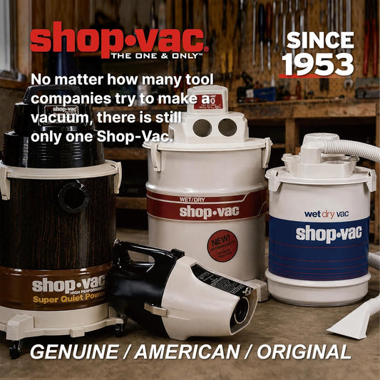 Shop-Vac 2-In-1 AC Drain Line Unclogger Tool, Universal Fit HVAC Drain Line Cleaner Adapter for Vacuums, Flexible & Durable Wet Vac Attachment with Clear Visibility for Sink, Floor Sewer, A/C Cleaning