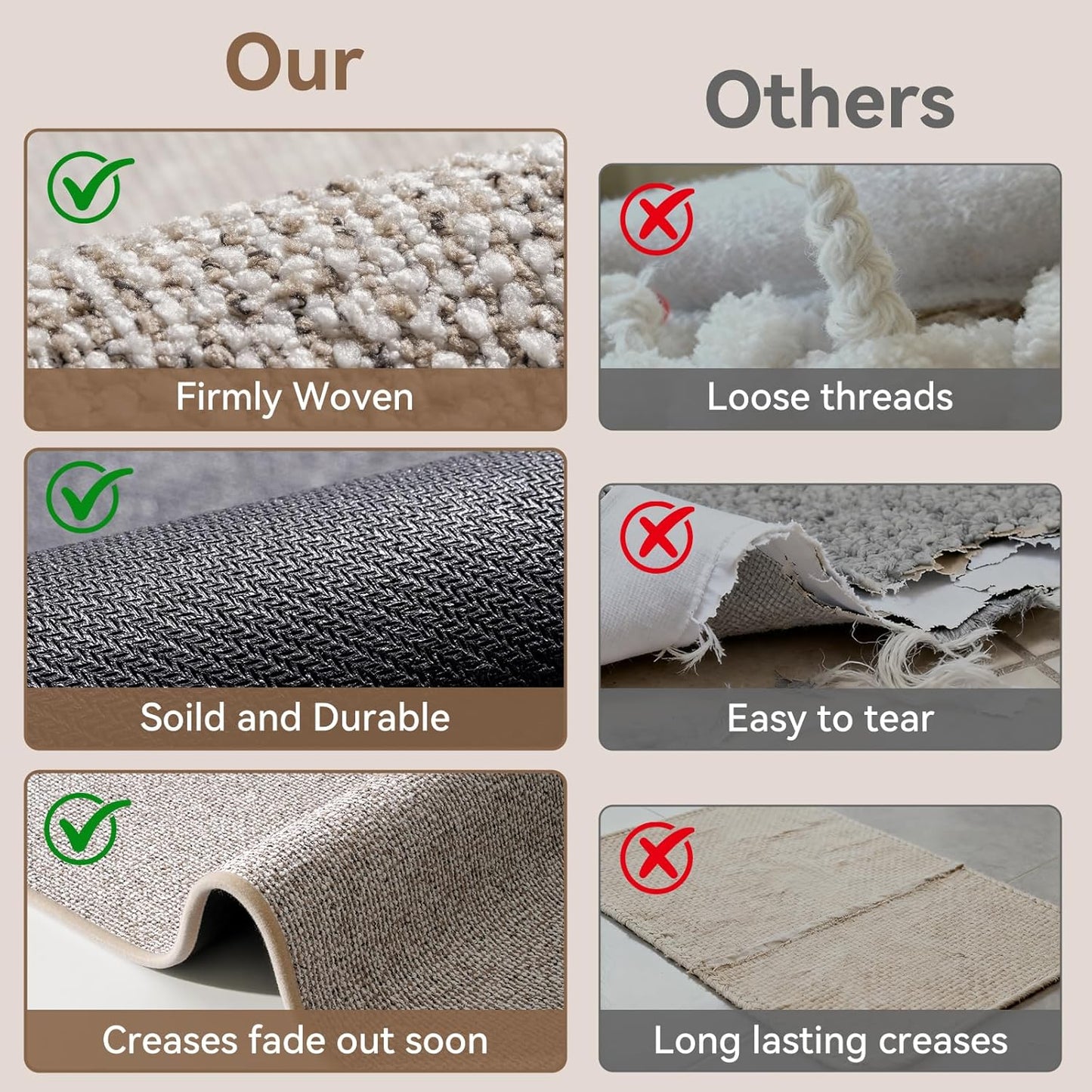 Non Slip Bath Mat with Rubber Backing, Absorbent Quick Dry Bath Rugs Washable, Thin Bathroom Rugs Fit Under Door for Bathroom Floor, Shower and Sink, 16"×24", Grey