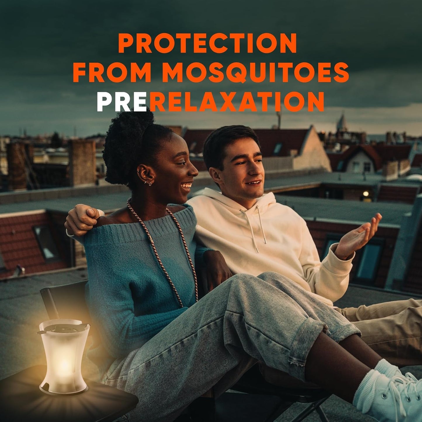 OFF! Refillable Mosquito Lamp, Repels Mosquitoes up to 10 x 10 feet, Protection for up to 6 Hours, 1 Count