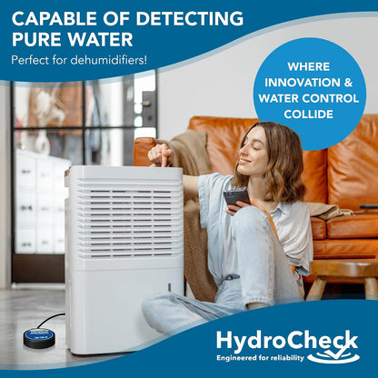 Water Sensor Alarm, Smart Water Leak Detector for Home & Basements | Made in THE USA | Automatic Flood Detectors and Water Alarm, Pure Water Capable (WaterWatcher)