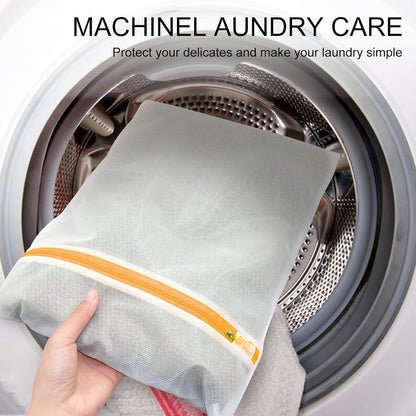 Mesh Laundry Bags 6-Pack Medium 16 x 12 Inch Laundry Wash Bag Colorful Zipper for Delicates, Blouse, Hosiery, Stocking, Underwear, Bra Lingerie, Sweater, Travel Storage Bag