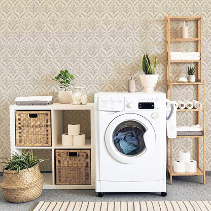 YXTII 17.3" × 78.7" Vintage Wallpaper Peel and Stick Self Adhesive Removable Neutral Wallpaper for Bedroom Drawers Cabinets