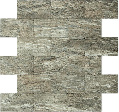 DICOFUN 10-Sheet Polished White Thick PVC Peel and Stick Backsplash, Ceramic Look Subway Tile White Kitchen Backsplash Peel and Stick Wall Tiles