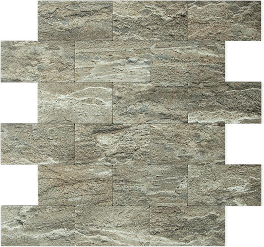 DICOFUN 10-Sheet Polished White Thick PVC Peel and Stick Backsplash, Ceramic Look Subway Tile White Kitchen Backsplash Peel and Stick Wall Tiles