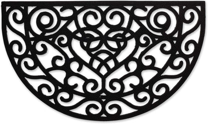 DII Rubber Doormats Collection All Weather, 18x30, Lattice