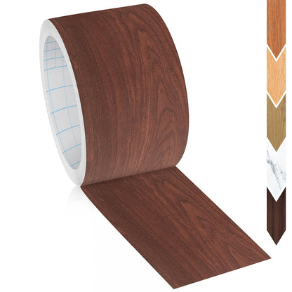 GSCIT Club Wood Grain Repair Tape, 2.4 inch X 15ft Self Adhesive Maple Grain Repair Patch for Tables, Chairs, Baseboards, Doors, Windows, Floors, Handicraft DIY. - Colors A