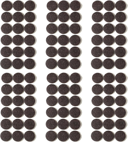 Furnigear Felt Furniture Pads for Hardwood Floors - Self Adhesive Chair Felt Pads, Floor Protector for Furniture Feet, Furniture Sliders Moving Your Furniture Smoothly - Anti Scratch 96 Pcs 3/4" Round