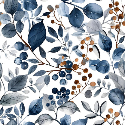 Floral Peel and Stick Wallpaper, 17.71" x 118.1" - Removable, Waterproof, Decorative Vinyl Wallpaper for Bedroom, Living Room