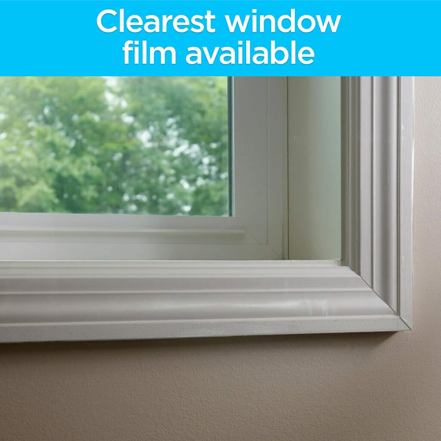 3M Indoor Window Insulation, Insulator Kit for 3 Windows 3ft x 5ft, Keeps Cold Air Out and Warm Air In, Includes Heat Shrink Window Film and Scotch Window Film Mounting Tape (2130W-6)