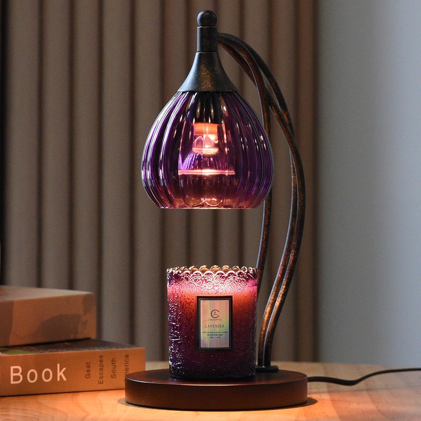 Candle Warmer Lamp with Timer Dimmer - Electric Light Wax Warmer for Jar Candles - Lamp with 2 Bulbs, Unique Birthday Gifts for Women Mom House Warming Gifts New Home Decor