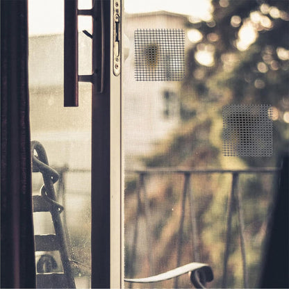 Self Adhesive Net Mesh Repair Tape Window Screen Repair Tape Door Fix Patches Anti Fly Mesh Hole Replacement