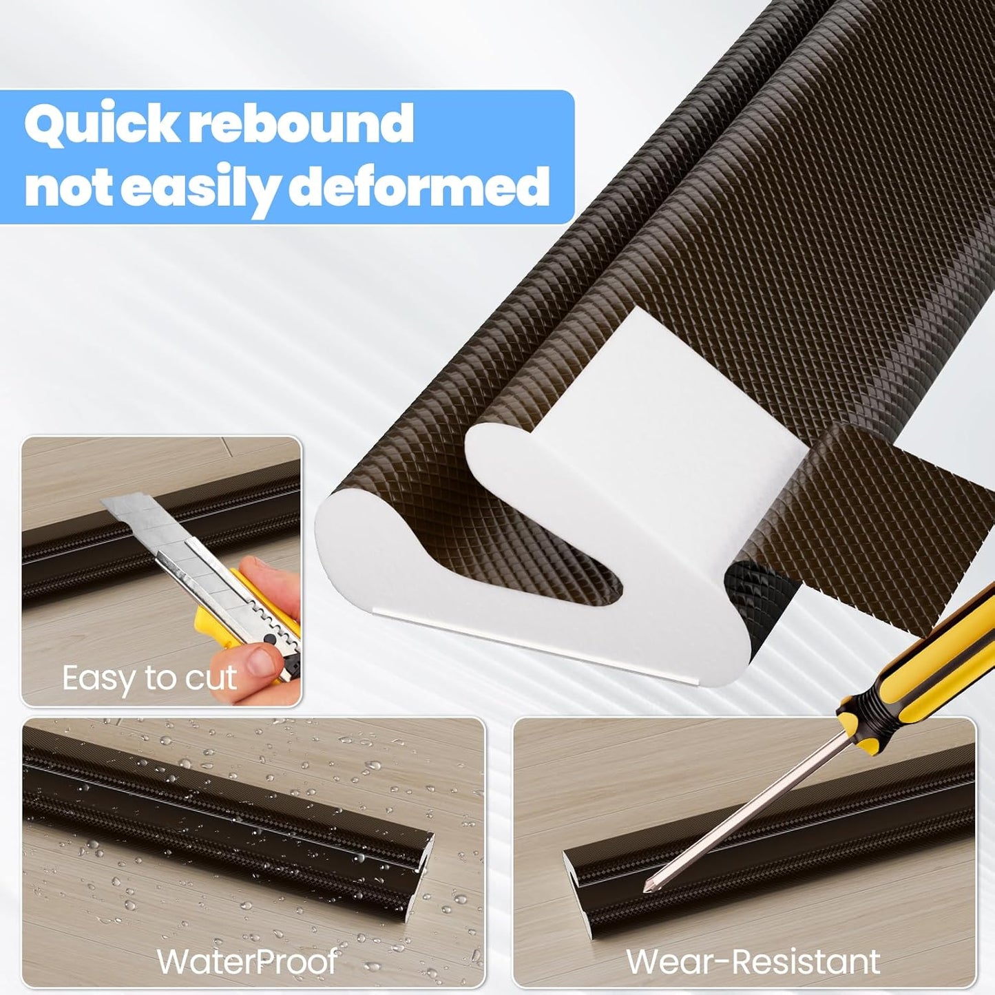 19.7ft V-Shape Thin Weather Stripping Door Frame Seal Strip,Self-Adhesive Door Small Gap Filler for Winter Insulation,Foam Weatherstripping for Door Draft Stopper Light Blocker,White