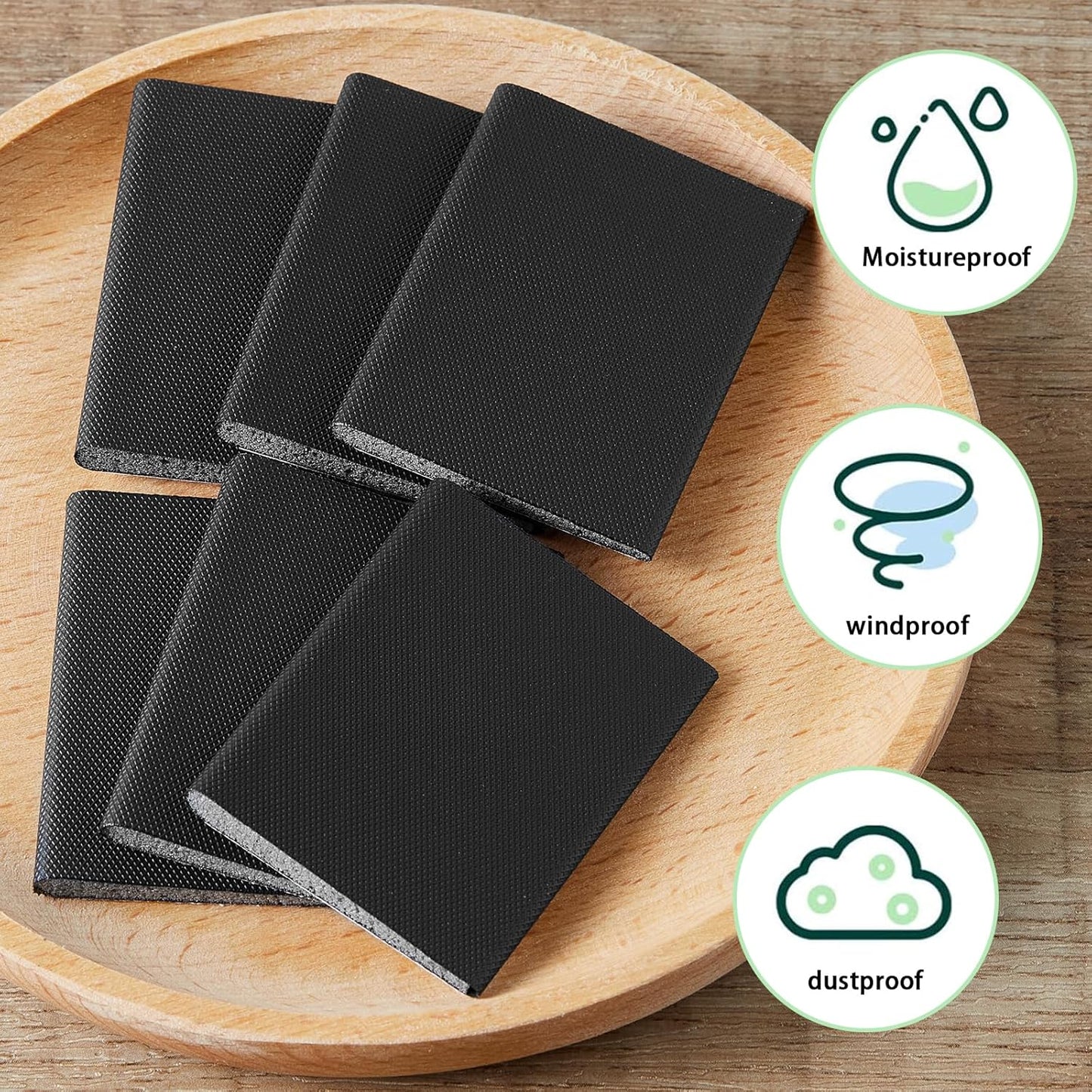 QDiShi 6 Pieces Self-Adhesive Door Corner Seals,Door Frame Seal Corner Foam Weather Stripping Draft Stopper for Weather Protection, for Isolation of Noise (White)