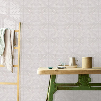 STICKGOO 10 Sheets Thicker Herringbone Peel and Stick Backsplash, 12.6”×9.7” Stick on Wall Tiles, Self Adhesive Tile Sticker for Kitchen Backsplash and Bathroom, White with Grey Grout