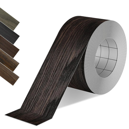 Wood Grain Repair Tape, 2.4 inch X 15ft Self Adhesive Natural Walnut Grain Repair Patch for Tables, Chairs, Baseboards, Doors, Windows, Floors, Handicraft DIY.
