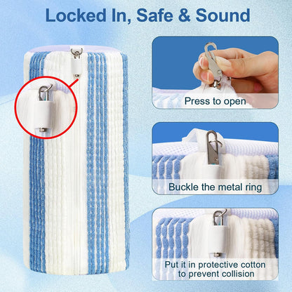3Pcs Durable Mesh Laundry Bags, Premium Lingerie Bags for Washing Delicates, Underwear, Bra, Shoe, Sock, Laundry Bag Mesh Wash Bags Used in College Dorm, Laundry Room (12 * 16 Inches)