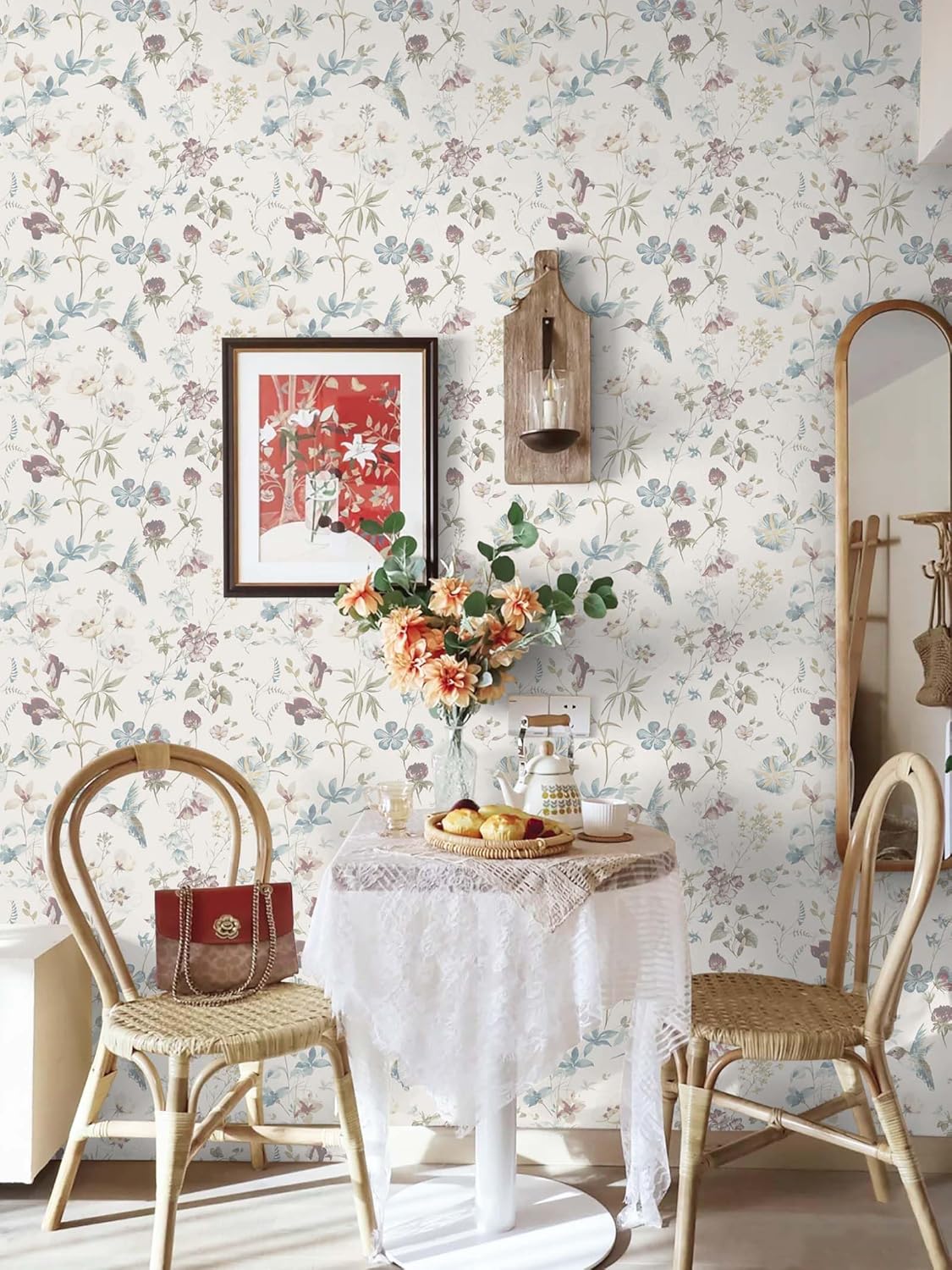 Heroad Boho Peel and Stick Wallpaper Beige Renter Friendly Wall Paper Peel and Stick Modern Contact Paper Neutral Geometric Wallpaper for Bedroom Bathroom Cabinets Decor Vinyl Waterproof 17.3"x78.7"