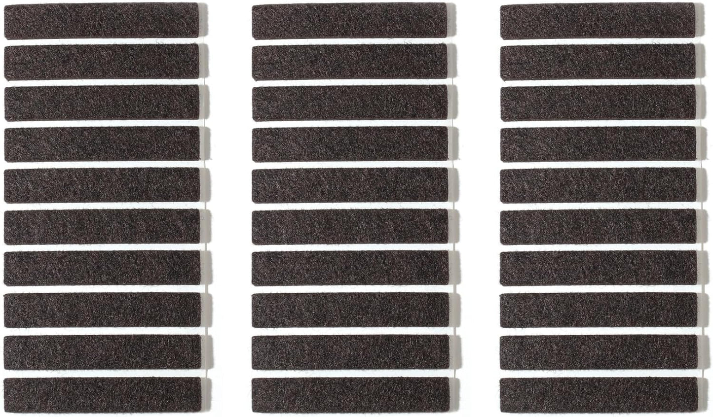 Furnigear Felt Furniture Pads for Hardwood Floors - Self Adhesive Chair Felt Pads, Floor Protector for Furniture Feet, Furniture Sliders Moving Your Furniture Smoothly - Anti Scratch 96 Pcs 3/4" Round
